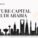 Editorial illustration showing Riyadh skyline and the title “Venture Capital in Saudi Arabia” for an Arabinform Journal article