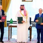 Saudi Arabia, Turkey and Pakistan at the Mecca Agreement signing ceremony
