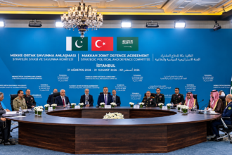 Officials from Saudi Arabia, Türkiye and Pakistan attend the Makkah Joint Defence Agreement committee meeting in Istanbul