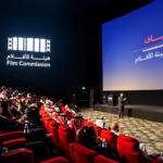 Saudi Film Commission event with an audience in a cinema auditorium